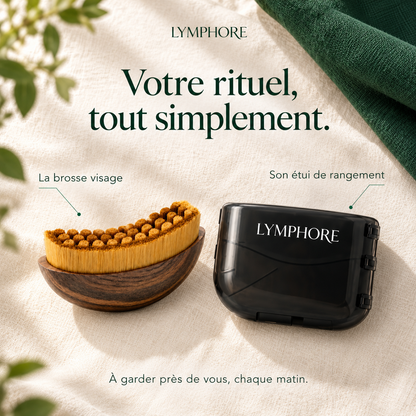 Brosse lymphatique visage